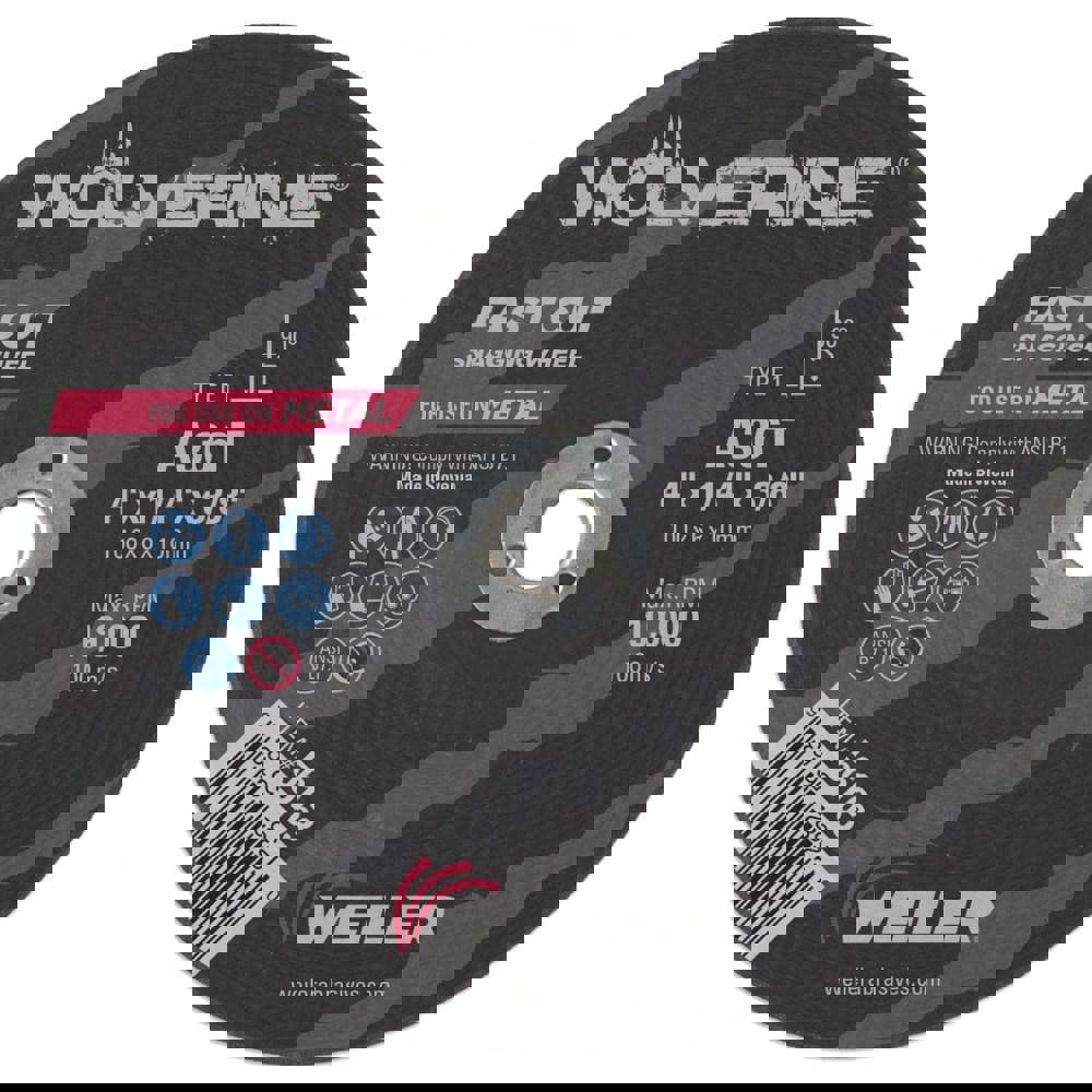 4 X 1/4 WOLV TY1 C-O WHL A36T 3/8 AH